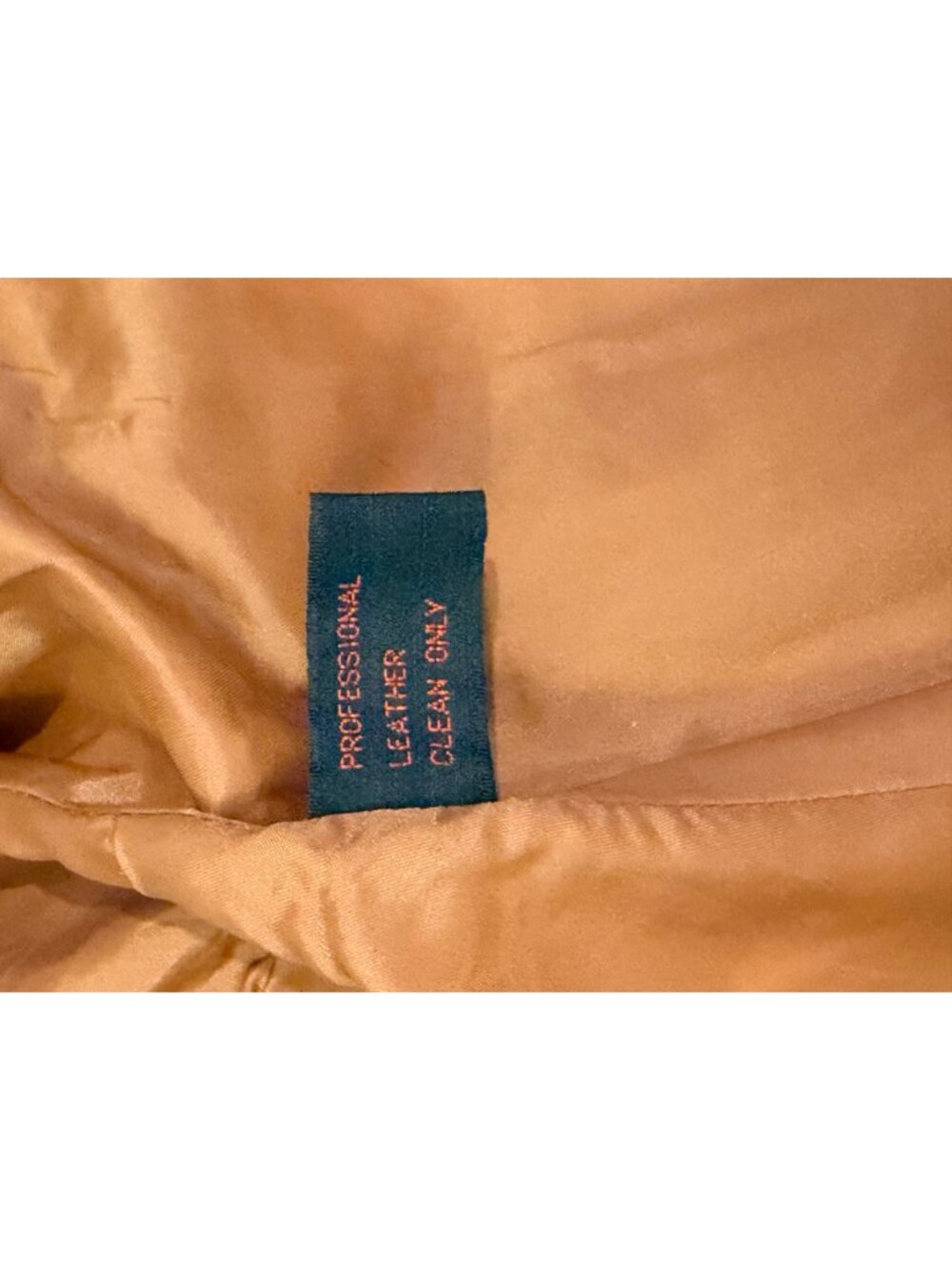 Vtg Wilsons Leather Belted Jacket Camel Brown Sz 8 - Picture 9 of 12